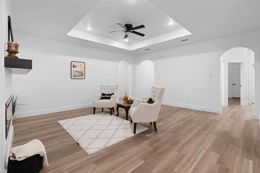 Furnished interior view inside a new home in , Fort Worth (Image 11).