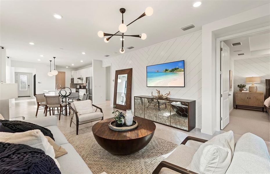Furnished interior view inside a new home in Arbor Oaks, North Port (Image 14).