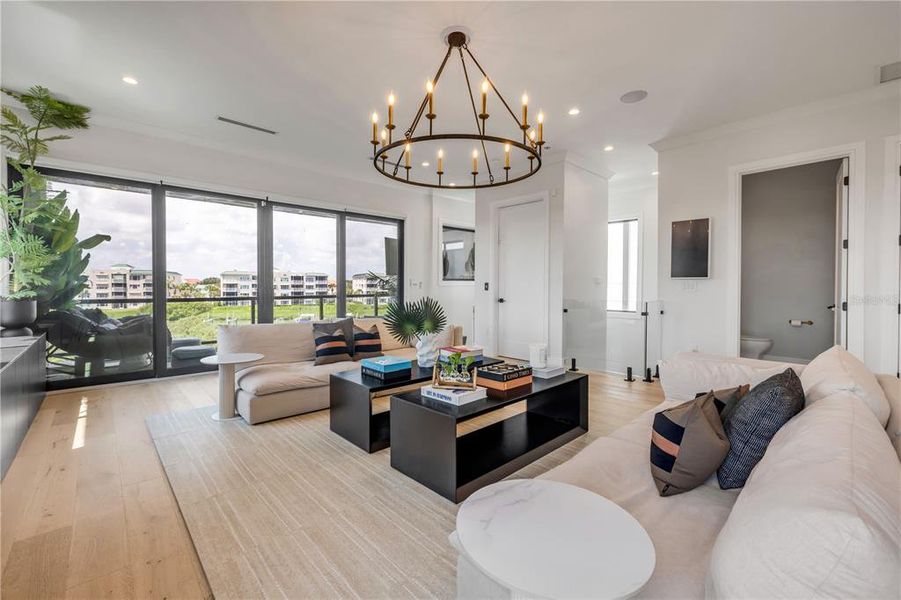 Furnished interior view inside a new home in , New Smyrna Beach (Image 11). Furnished interior view inside a new home in , New Smyrna Beach (Image 11).
