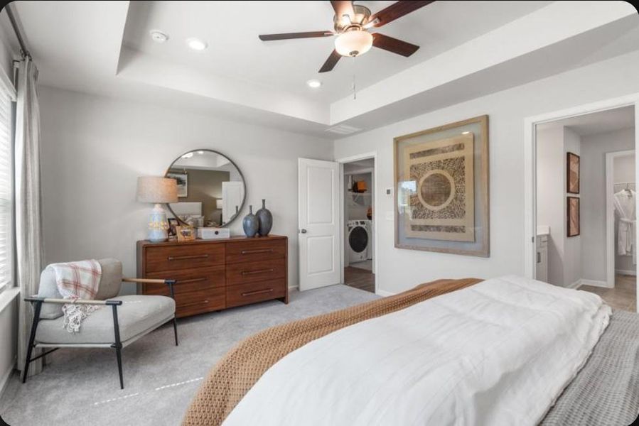 Furnished interior view inside a new home in Rosewood Farm, Lawrenceville (Image 28).
