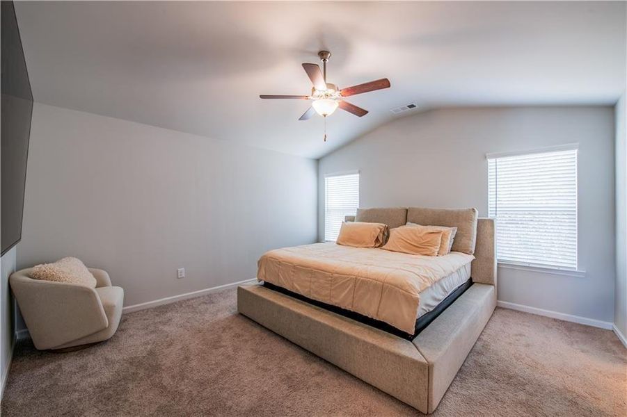 Furnished interior view inside a new home in , Atlanta (Image 18).