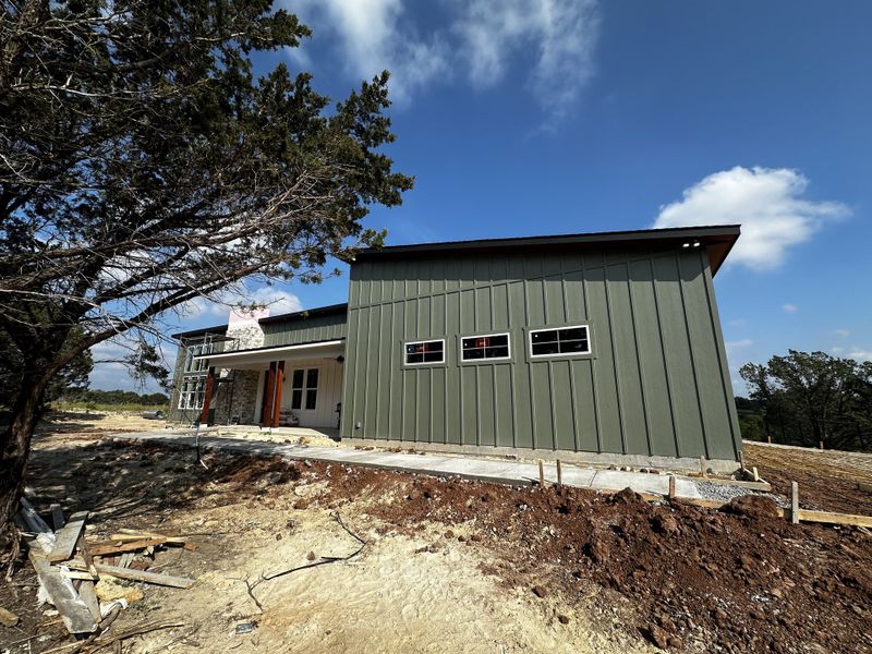 Representative exterior photo of a completed home built from the Zephyer 1 by Zeal Home Builders in Patti Lynn Hills, Paradise, TX (Image 22). Representative exterior photo of a completed home built from the Zephyer 1 by Zeal Home Builders in Patti Lynn Hills, Paradise, TX (Image 22).