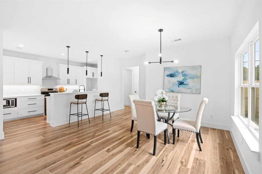 Furnished interior view inside a new home in , Dallas (Image 6). Furnished interior view inside a new home in , Dallas (Image 6).