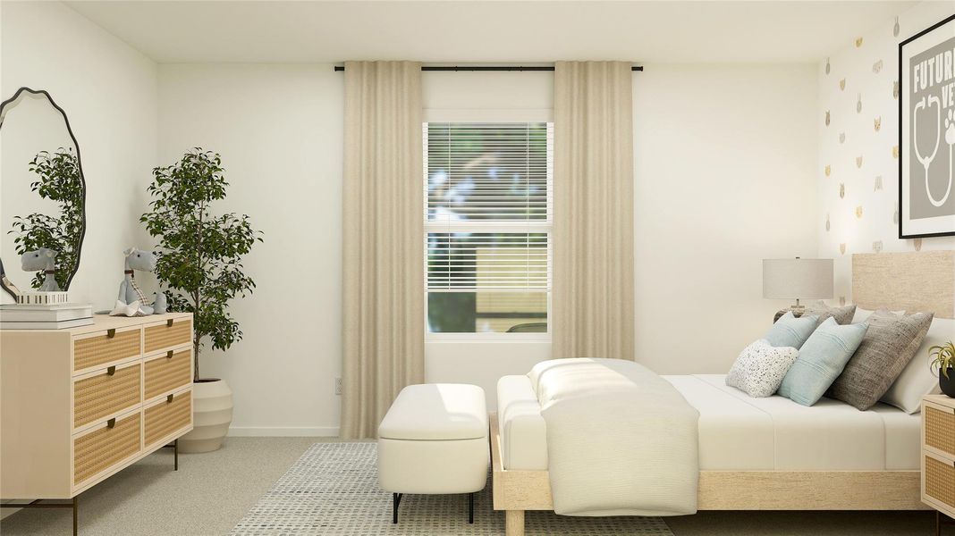 Furnished interior view inside a new home in Firefly Pointe, Hutto (Image 29).