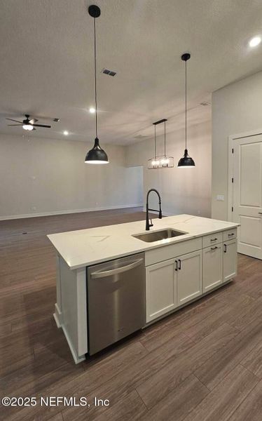 Furnished interior view inside a new home in Stables at Cary Forest, Bryceville (Image 2).