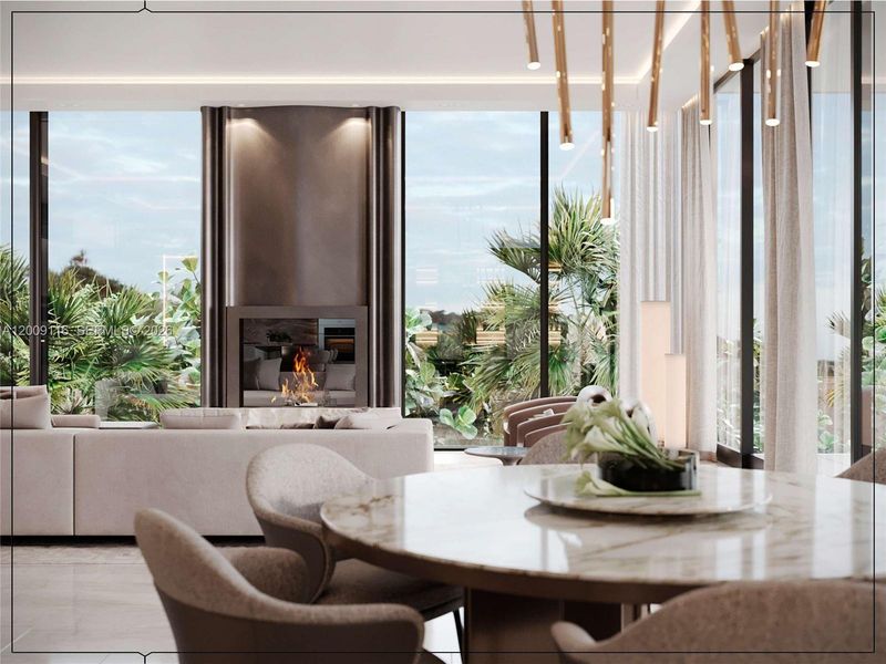 Furnished interior view inside a new home in , Golden Beach (Image 27).