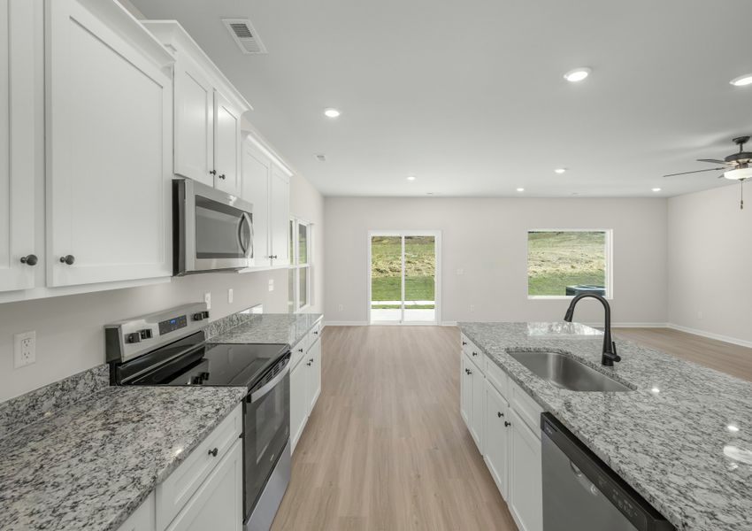 The kitchen comes with stainless steel appliances The kitchen comes with stainless steel appliances