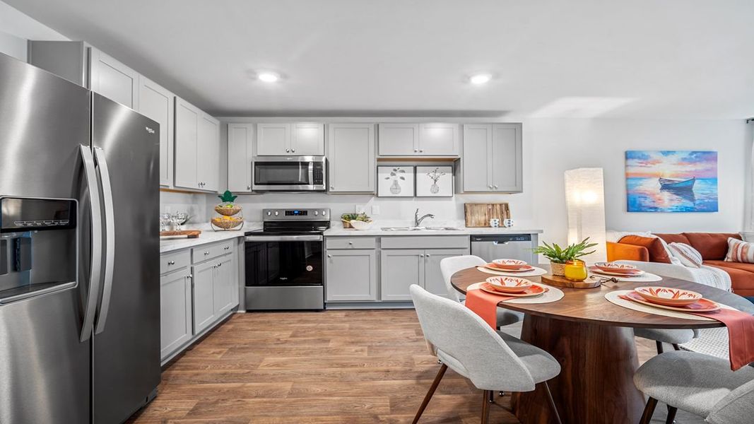 Representative furnished interior of a home built from the Sullivan by D.R. Horton in Rice Hope, Port Wentworth (Image 7).