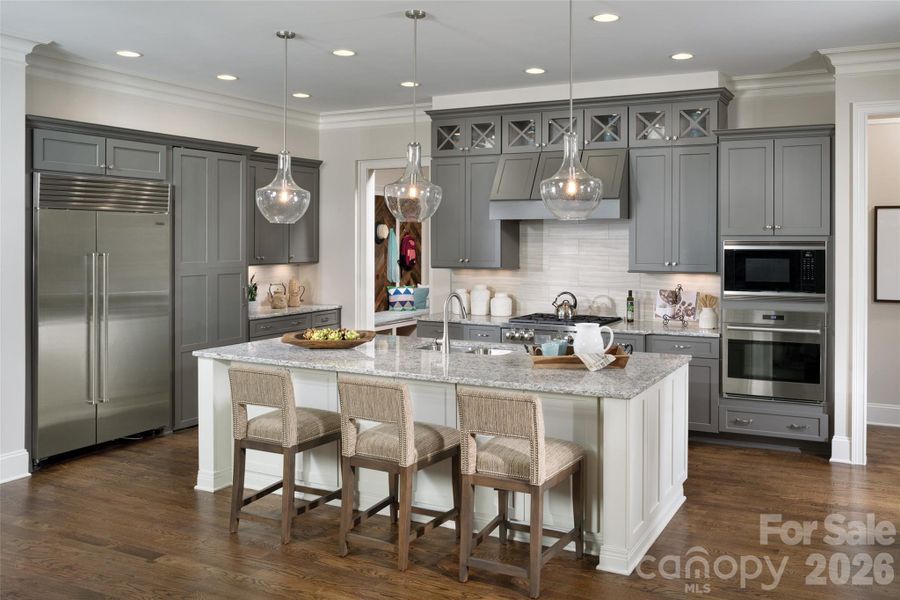 Furnished interior view inside a new home in , Belmont (Image 3).