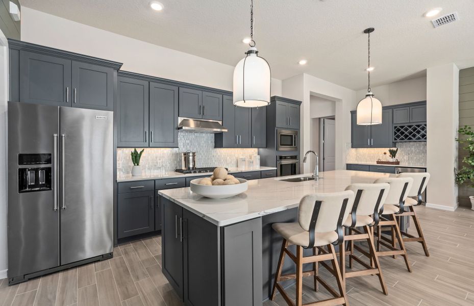 Furnished interior view inside a new home in Del Webb Oasis, Winter Garden (Image 3).