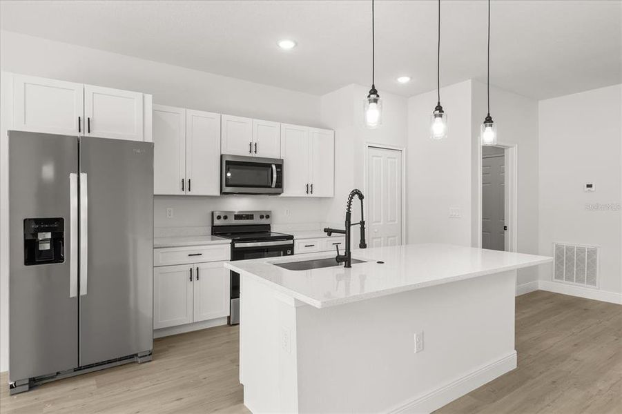 Furnished interior view inside a new home in , Ocala (Image 11). Furnished interior view inside a new home in , Ocala (Image 11).