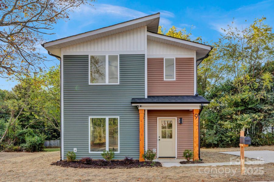 Front exterior of a new home in , Salisbury, NC, highlighting curb appeal (Image 1).