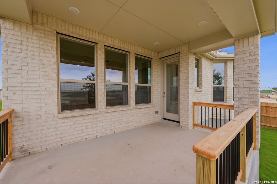 Exterior details and patio area of a home in Prominence, San Antonio (Image 18). Exterior details and patio area of a home in Prominence, San Antonio (Image 18).