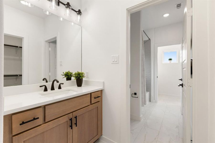 Furnished interior view inside a new home in , Garland (Image 6).