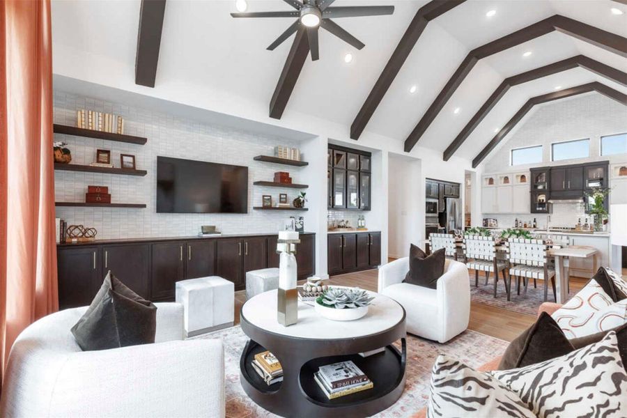 Family Room Staged Family Room Staged