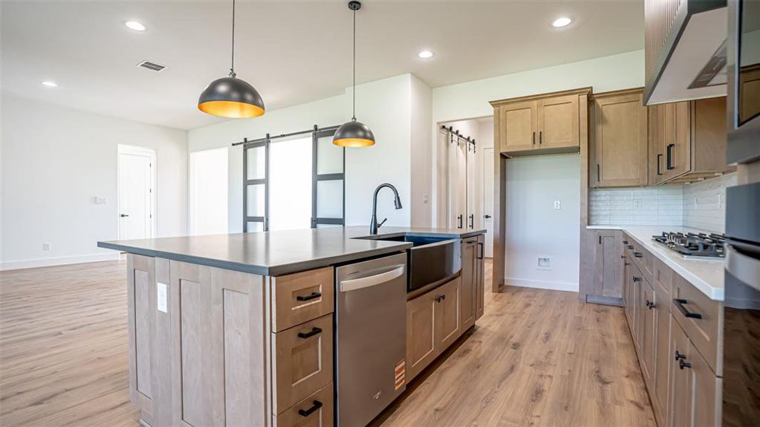 Furnished interior view inside a new home in , Burleson (Image 12).