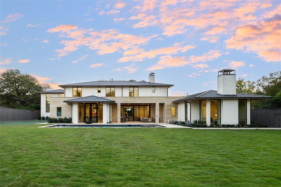 Exterior details and patio area of a home in , Dallas (Image 4). Exterior details and patio area of a home in , Dallas (Image 4).