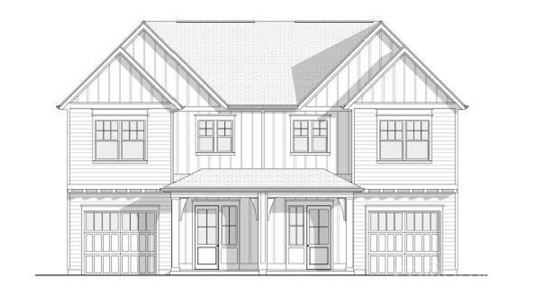 Exterior rendering of this home design in , Charlotte, NC (Image 5).