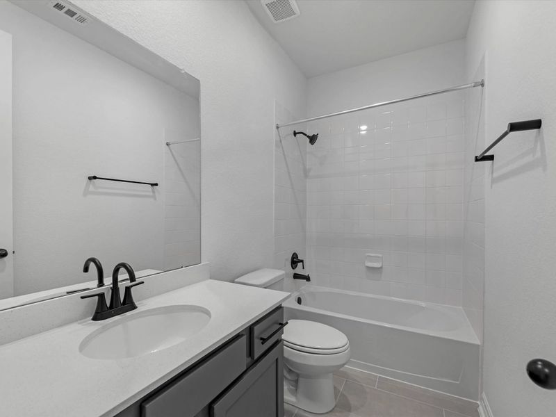 Furnished interior view inside a new home in Austin Point, Richmond (Image 9). Furnished interior view inside a new home in Austin Point, Richmond (Image 9).