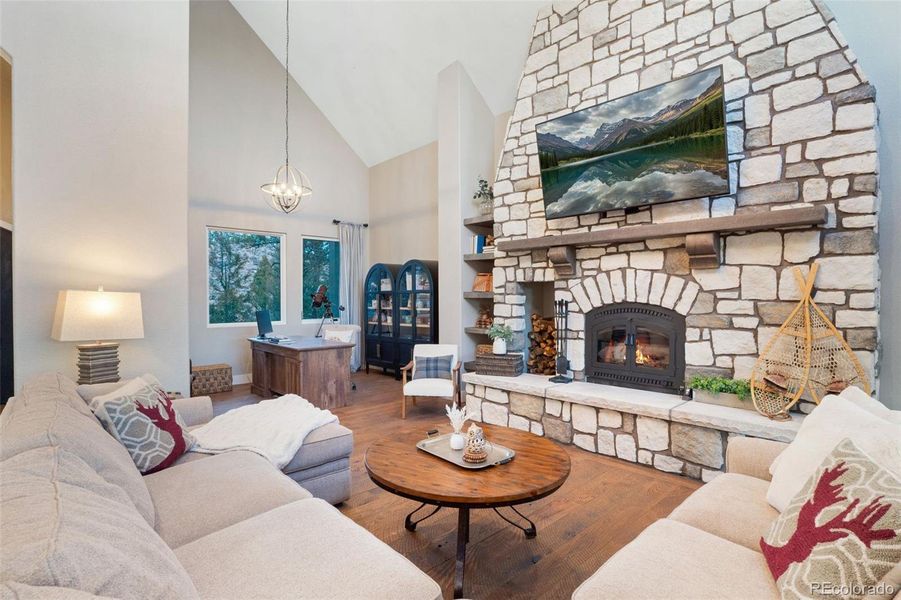 Furnished interior view inside a new home in , Pine (Image 3).