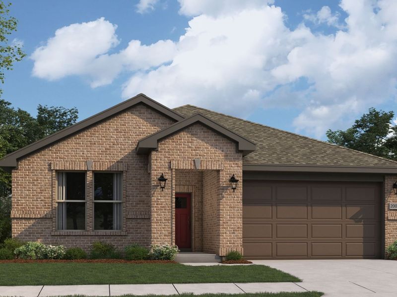 Representative exterior photo of a completed home built from the The Luna by Davidson Homes LLC in Ivy Glen, Perry, GA (Image 14).