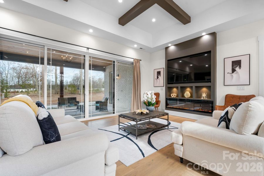 Furnished interior view inside a new home in , Lincolnton (Image 32).