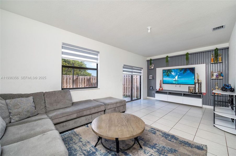 Furnished interior view inside a new home in , Miami (Image 8).