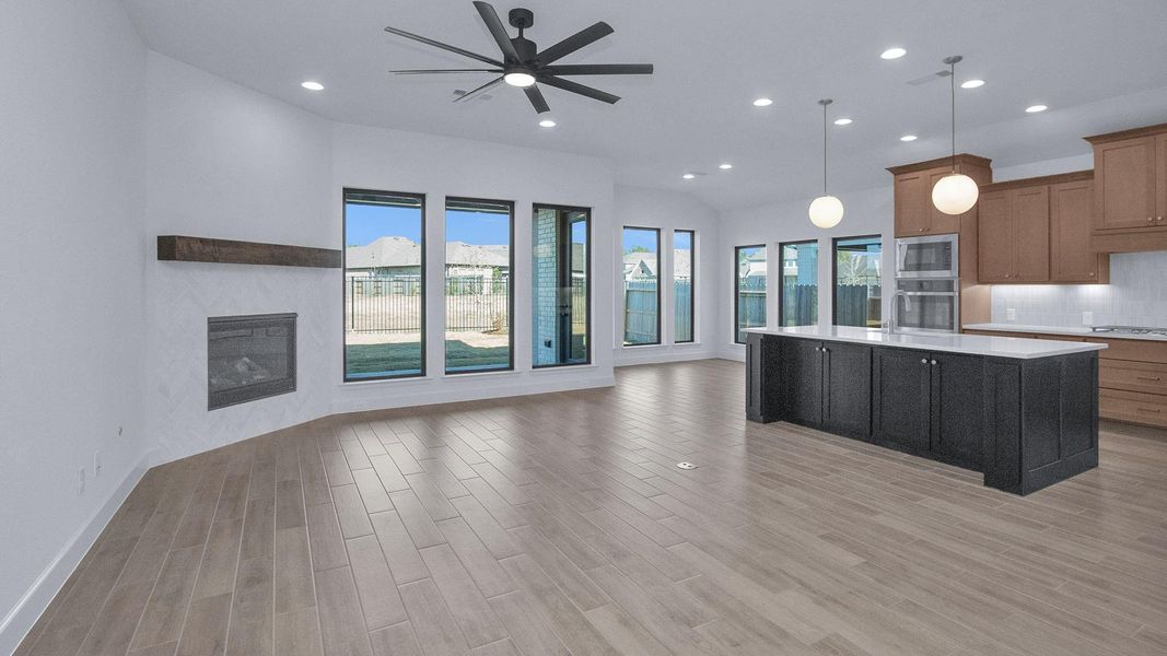 Spacious, unfurnished interior of a new home in Artavia, Conroe (Image 14).