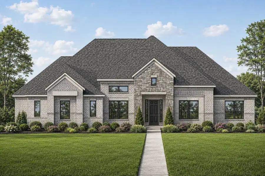 Representative exterior photo of a completed home built from the The Riverbend by Lillian Custom Homes in Coppenger Place, Godley, TX (Image 2). Representative exterior photo of a completed home built from the The Riverbend by Lillian Custom Homes in Coppenger Place, Godley, TX (Image 2).