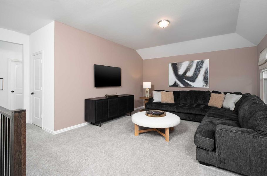 Representative furnished interior of a home built from the Grayson by Ashton Woods in Monticello Park, Princeton (Image 12).