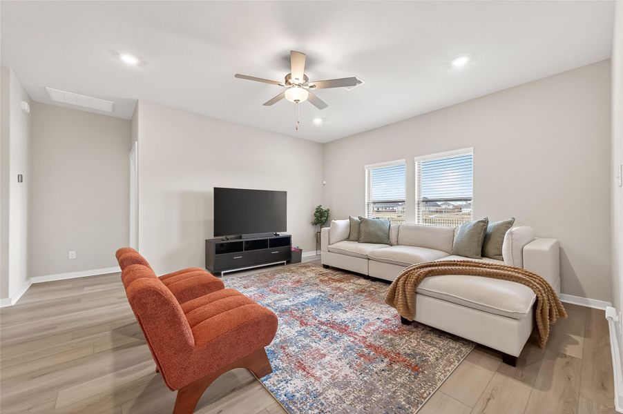 Furnished interior view inside a new home in Arabella on the Prairie, Richmond (Image 10).