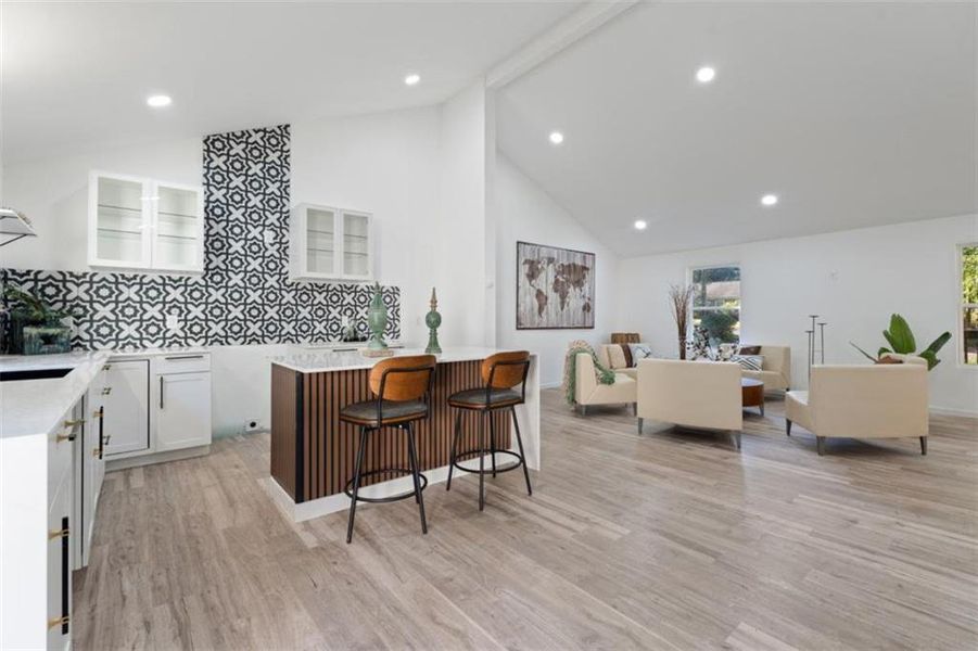 Furnished interior view inside a new home in , Atlanta (Image 4).