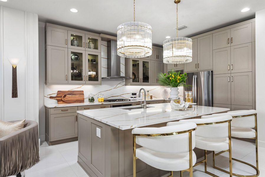 Representative furnished interior of a home built from the Solstice by GL Homes in Valencia Sky (55+), Naples (Image 7).