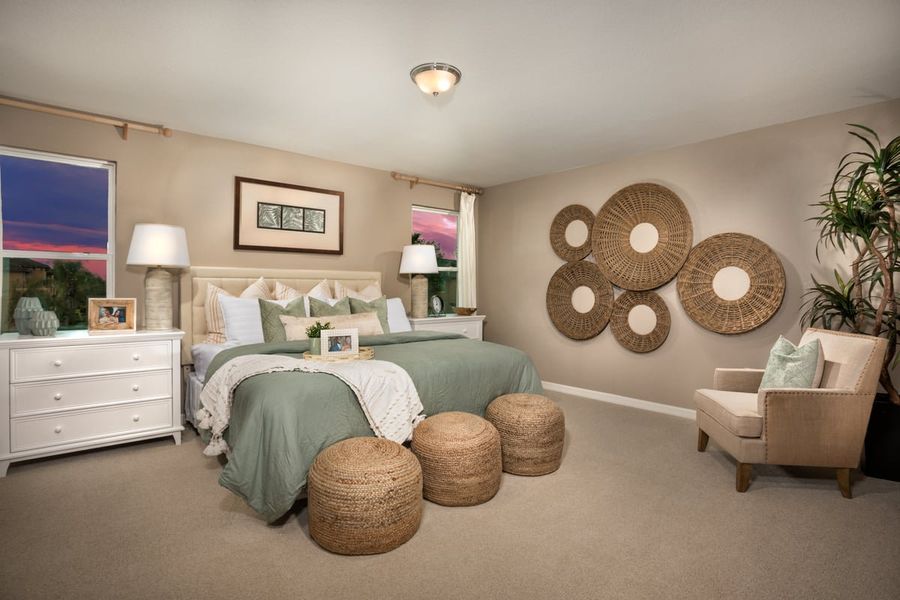 Representative furnished interior of a home built from the 2107 by KB Home in The Sanctuary I, Clermont (Image 7).