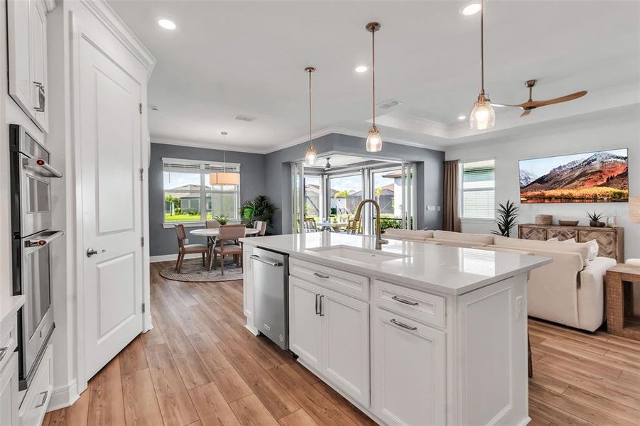 Furnished interior view inside a new home in Del Webb BayView, Parrish (Image 29). Furnished interior view inside a new home in Del Webb BayView, Parrish (Image 29).