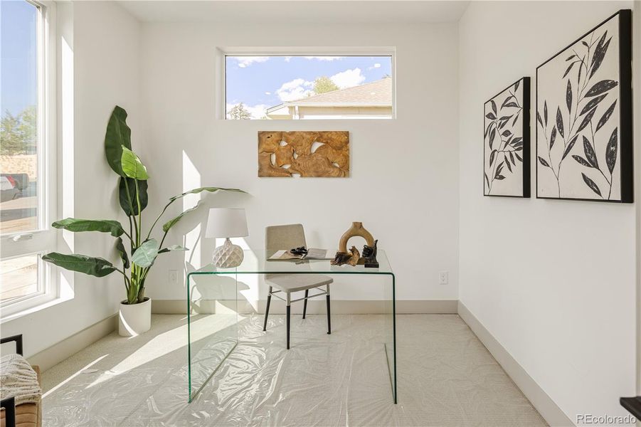 Furnished interior view inside a new home in , Denver (Image 15).