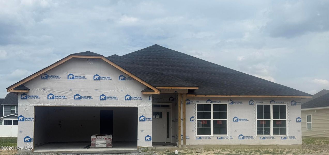In-progress construction of a new home in Summer Place, Grimesland, NC (Image 21).