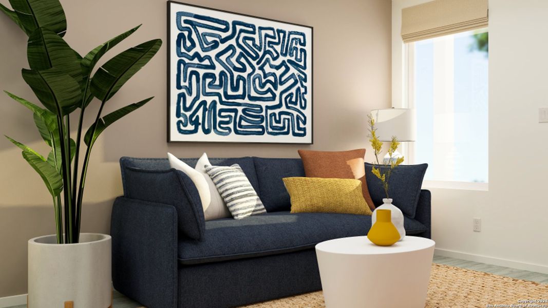 Furnished interior view inside a new home in Flora Meadows, Converse (Image 4).