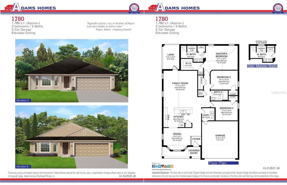 2D floor plan layout of this home in Harmony Central, St. Cloud, FL (Image 4). 2D floor plan layout of this home in Harmony Central, St. Cloud, FL (Image 4).