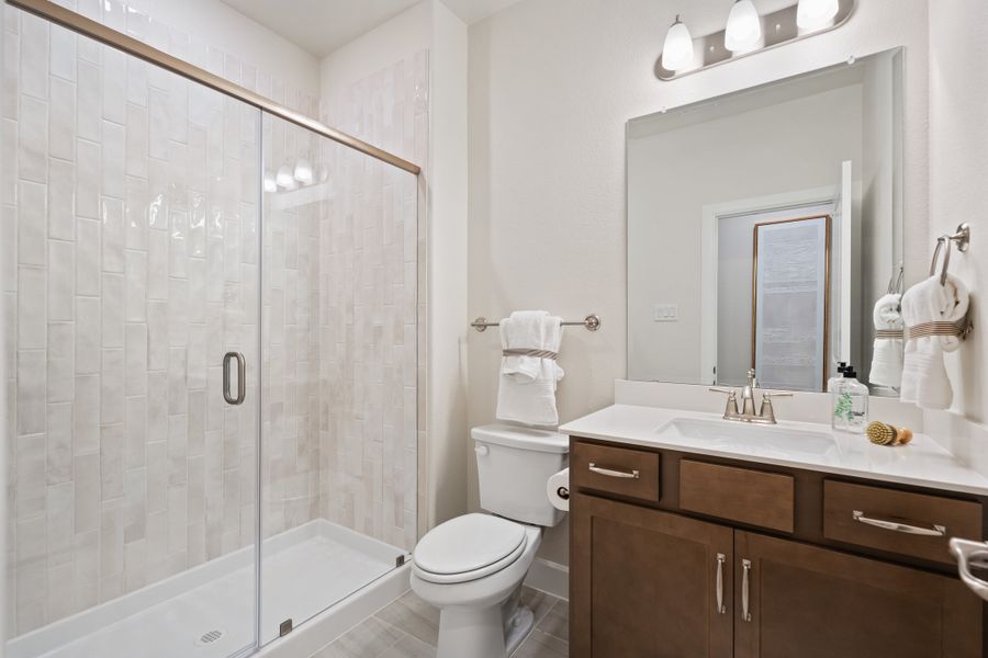 Representative furnished interior of a home built from the Driftwood by Beazer Homes in Enclave at Legacy Hills: Overlook 60', Celina (Image 5).