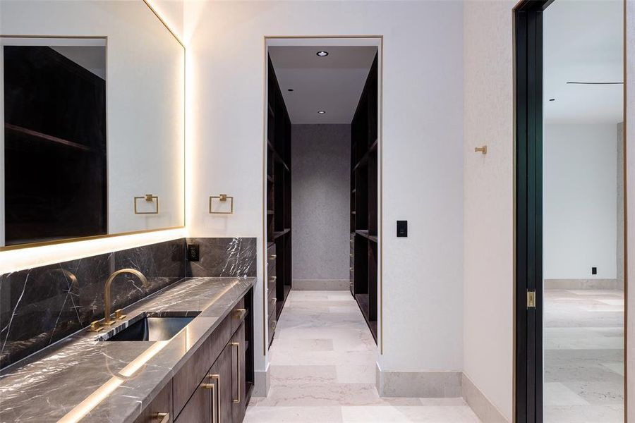 Furnished interior view inside a new home in , Dallas (Image 11).