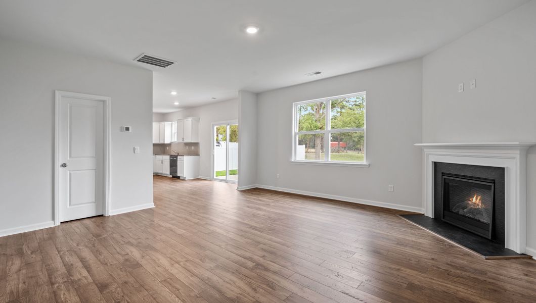 Representative unfurnished interior of a home built from the Biltmore by D.R. Horton in Brookside Farms, Greer (Image 17).