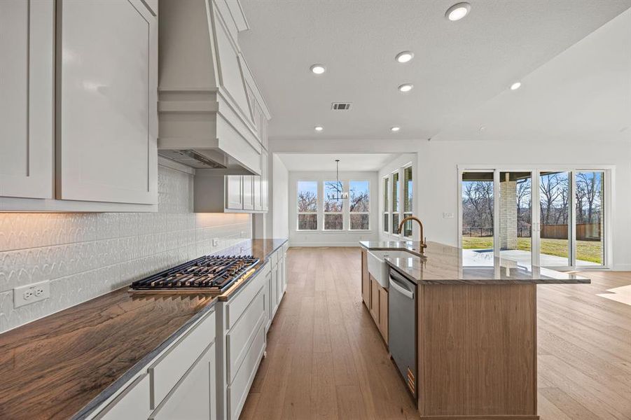 Furnished interior view inside a new home in Chatham Reserve, Providence Village (Image 14).
