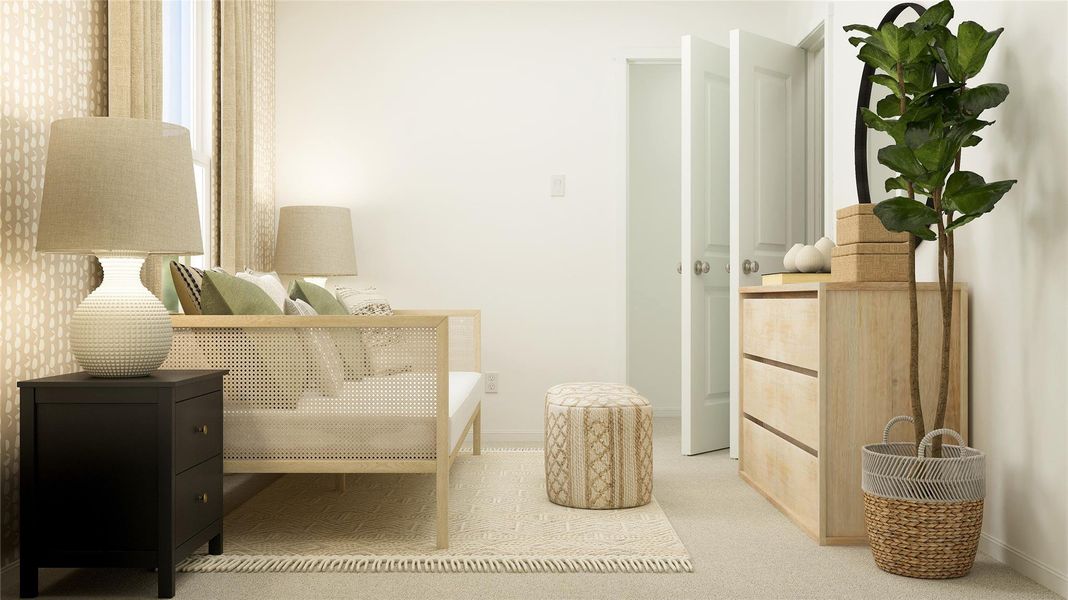Furnished interior view inside a new home in Sila, Huffman (Image 2).