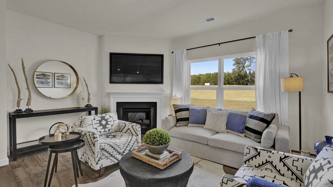 Representative furnished interior of a home built from the Cali by D.R. Horton in Archer's Pointe, Johnson City (Image 16).