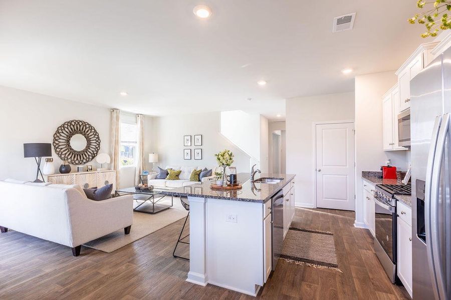 Furnished interior view inside a new home in Pine Hills at Cane Bay, Summerville (Image 23).