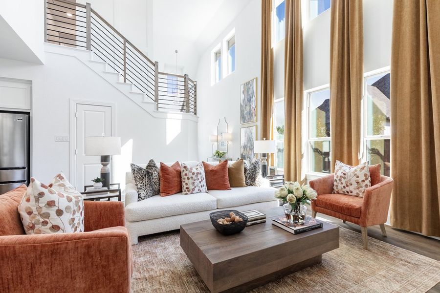 Representative Family Room - some options shown