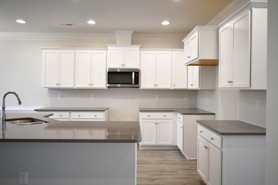 Representative furnished interior of a home built from the Cayman by Keystone Homes NC in Weybridge, Burlington (Image 6).