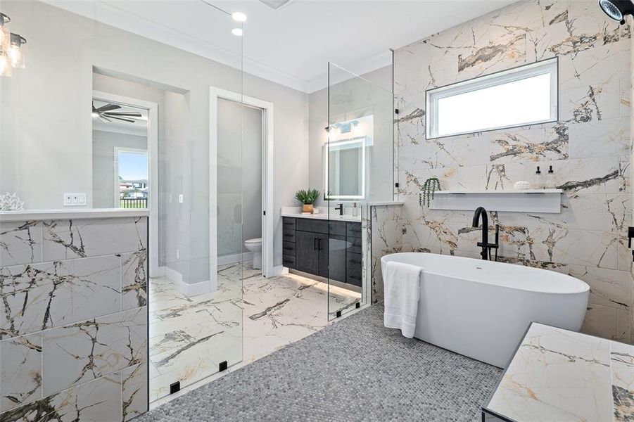 Furnished interior view inside a new home in , Palm Coast (Image 49).