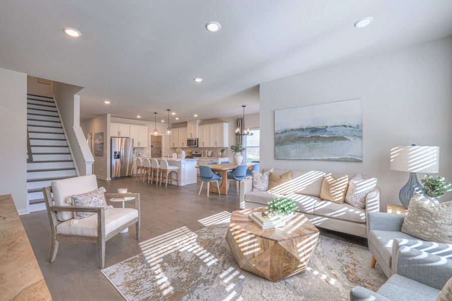 Furnished interior view inside a new home in Briarcreek - Legacy Series, Antioch (Image 6).